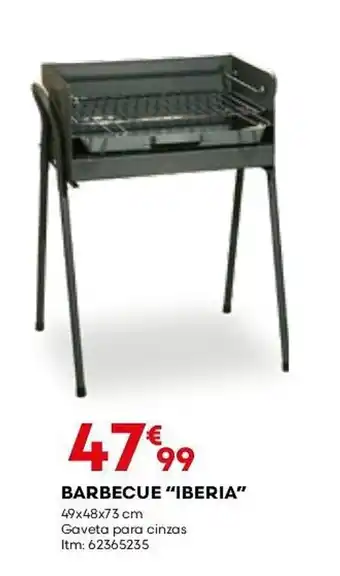 Bricomarché BARBECUE "IBERIA" 49x48x73 cm promoção
