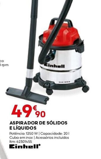 Bricomarché ASPIRADOR DE SÓLIDOS E LÍQUIDOS promoção