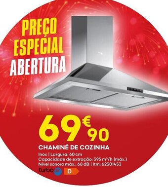Bricomarché CHAMINÉ DE COZINHA Inox | Largura: 60 cm promoção