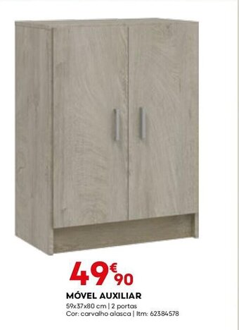 MÓVEL AUXILIAR 59x37x80 cm | 2 portas