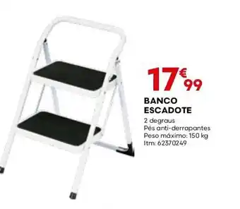 Bricomarché BANCO ESCADOTE 2 degraus promoção