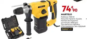 Bricomarché MARTELO Potência: 1500 W promoção