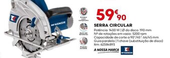 Bricomarché SERRA CIRCULAR promoção