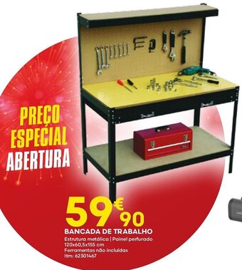 Bricomarché BANCADA DE TRABALHO promoção