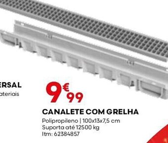 Bricomarché CANALETE COM GRELHA promoção