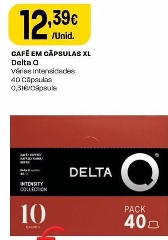 Intermarché Cápsulas de café delta q promoção