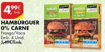 Pingo Doce Hambúrguer 0% Carne 4 Unid promoção