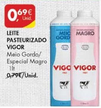 Pingo Doce Leite Pasteurizado Vigor 1lt promoção