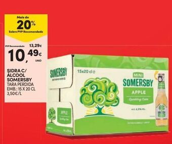 Continente Bom dia Sidra somersby promoção