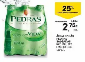 Continente Bom dia Água pedras salgadas promoção