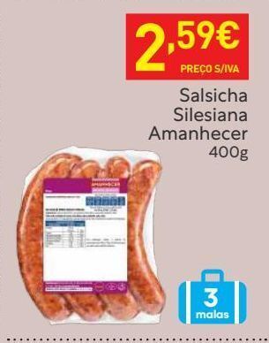 Recheio Salsicha amanhecer promoção