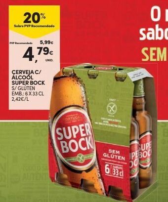 Continente Bom dia Cerveja super bock promoção