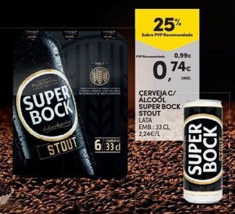 Continente Bom dia Cerveja super bock promoção