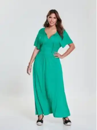 Vestido de malha manga curta