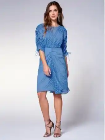 Venca Vestido de festa manga regulável forrado promoção
