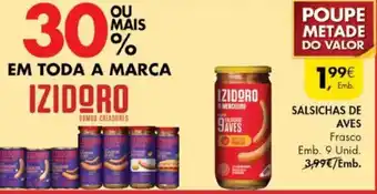 Pingo Doce Salsichas de Aves 9 Unid promoção