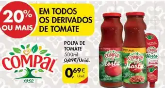 Pingo Doce Polda de Tomate 500ml promoção
