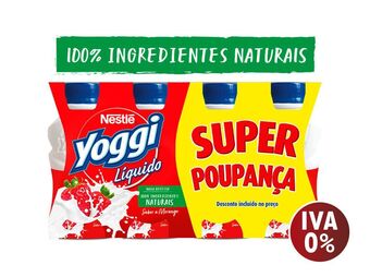 Auchan Iogurte liquido yoggi promoção