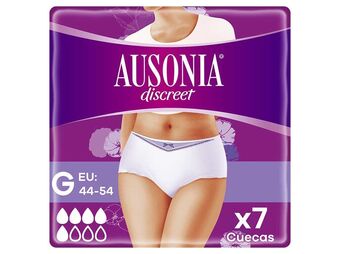 Auchan Cuecas incontinência ausonia promoção
