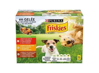 Auchan Comida húmida cão friskies promoção