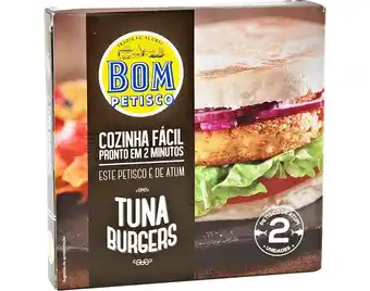 Auchan Hambúrguer de atum bom petisco promoção