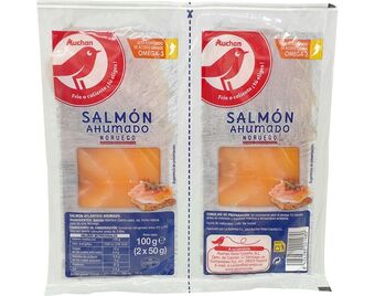 Auchan Salmão fumado auchan 2x50g promoção