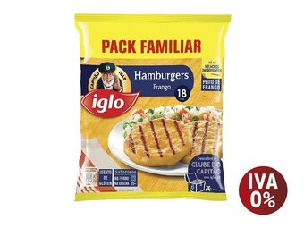 Auchan Hamburgers iglo promoção