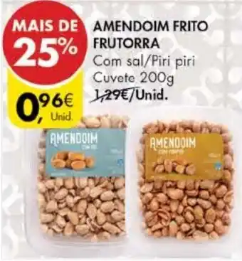 Pingo Doce Amendoim Frito Frutorra 200g promoção