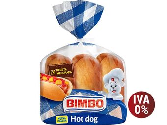 Auchan Pão hot-dog bimbo promoção