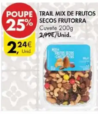 Pingo Doce Trail Mix de Frutos Secos Frutorra 200g promoção