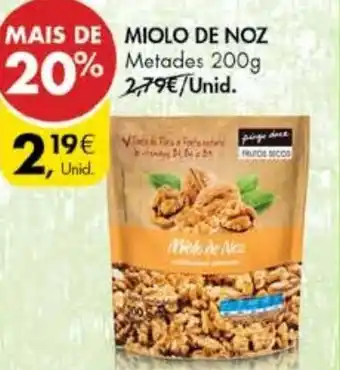 Pingo Doce Miolo de Noz 200g promoção