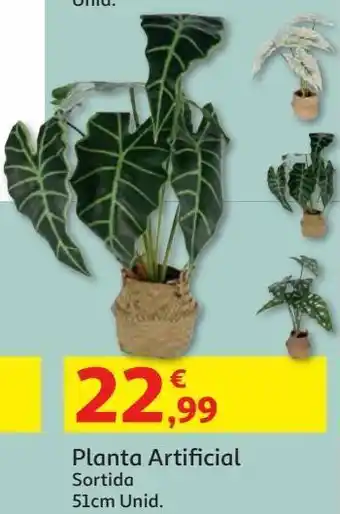 Auchan Planta artificial sortida 51 cm promoção