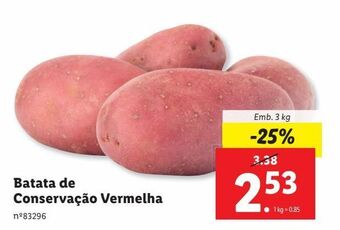 Lidl Batatas promoção