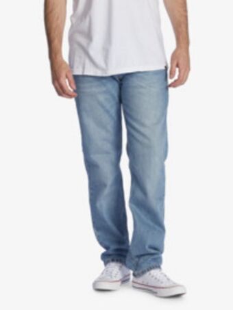 Quiksilver Aqua cult aged ‑ calças em ganga de corte straight para homem promoção