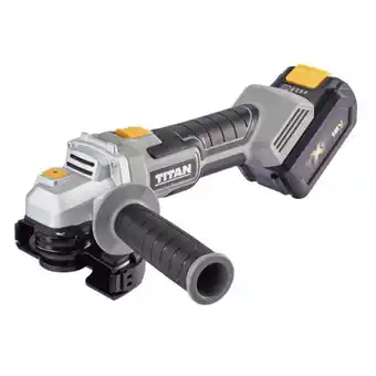Brico Depôt Amoladora angular con batería y cargador 18 v titan promoção