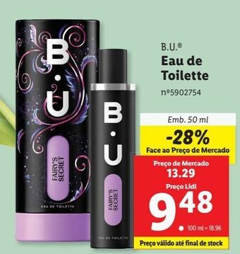 Lidl Eau de toilette promoção