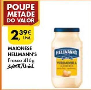 Pingo Doce Maionese hellmann's promoção