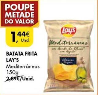 Pingo Doce Batata chips lay's promoção