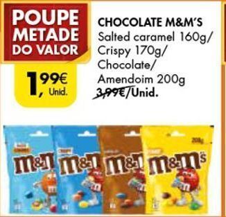 Pingo Doce Chocolates m&m's promoção