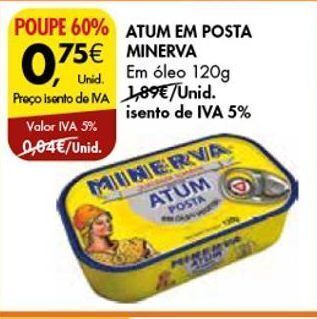 Pingo Doce Atum em lata minerva promoção