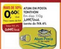 Pingo Doce Atum em lata promoção