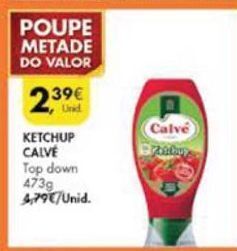 Pingo Doce Ketchup calvé promoção