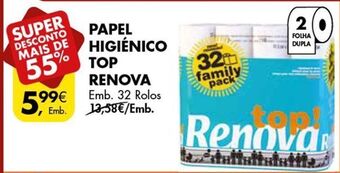 Papel higiênico renova