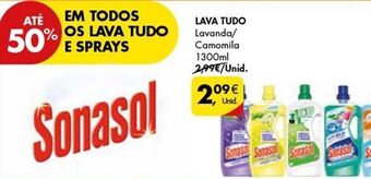 Pingo Doce Limpadores sonasol promoção