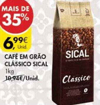 Café em Grão Clássico Sical 1kg