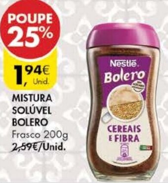 Pingo Doce Mistura Solúvel Bolero 200g promoção