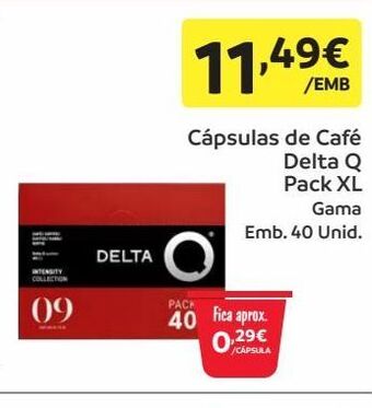 Amanhecer Cápsulas de café delta q promoção