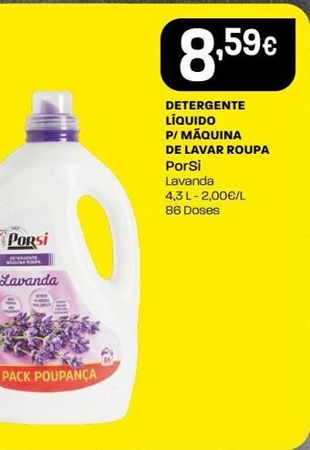 Intermarché Detergente líquido porsi promoção