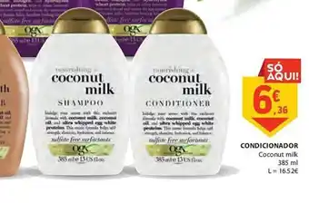 E.Leclerc CONDICIONADOR Coconut milk 385ml promoção