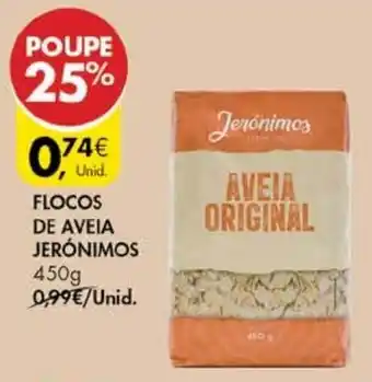 Pingo Doce Flocos de Aveia Jerónimos 450g promoção